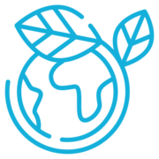 isola ecologica icon blu